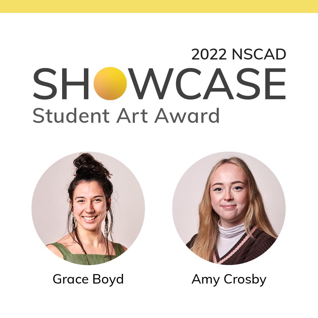 Portraits of finalists Grace Boyd and Amy Crosby